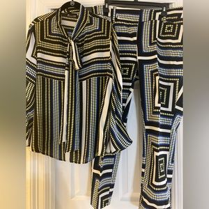 New York&Co outfit - Top Sz XL Pants Sz 14